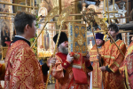 В Неделю 13-ю по Пятидесятнице, Высокопреосвященнейший схимитрополит Никон (Васин) и Преосвященнейший Евфимий, епископ Усманский, викарий Липецкой епархии совершили Божественную литургию