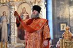 В Неделю 13-ю по Пятидесятнице, Высокопреосвященнейший схимитрополит Никон (Васин) и Преосвященнейший Евфимий, епископ Усманский, викарий Липецкой епархии совершили Божественную литургию