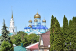 В Неделю 13-ю по Пятидесятнице, Высокопреосвященнейший схимитрополит Никон (Васин) и Преосвященнейший Евфимий, епископ Усманский, викарий Липецкой епархии совершили Божественную литургию
