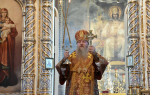 Высокопреосвященнейший схимитрополит Никон (Васин) и Преосвященнейший Евфимий, епископ Усманский, викарий Липецкой епархии, совершили Божественную литургию во Владимирском соборе Задонского Рождество-Богородицкого мужского монастыря