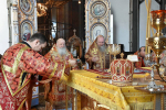 Высокопреосвященнейший схимитрополит Никон (Васин) и Преосвященнейший Евфимий, епископ Усманский, викарий Липецкой епархии, совершили Божественную литургию во Владимирском соборе Задонского Рождество-Богородицкого мужского монастыря