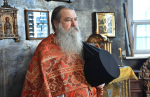 Высокопреосвященнейший схимитрополит Никон (Васин) и Преосвященнейший Евфимий, епископ Усманский, викарий Липецкой епархии, совершили Божественную литургию во Владимирском соборе Задонского Рождество-Богородицкого мужского монастыря
