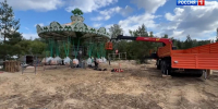 Карусели в парке аттракционов «Петропарк» в Липецке готовят к пробному запуску - Липецкая ГТРК