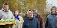 Преосвященнейший Евфимий, епископ Усманский, викарий Липецкой епархии, совершил освящение поклонного Креста - Липецкая Епархия