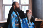 Высокопреосвященнейший схимитрополит Никон (Васин) и Преосвященнейший Евфимий, епископ Усманский, викарий Липецкой епархии, совершили Божественную литургию во Владимирском соборе Задонского Рождество-Богородицкого мужского монастыря