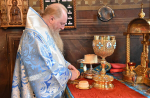 Высокопреосвященнейший схимитрополит Никон (Васин) и Преосвященнейший Евфимий, епископ Усманский, викарий Липецкой епархии, совершили Божественную литургию во Владимирском соборе Задонского Рождество-Богородицкого мужского монастыря