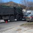В Липецке военный КамАЗ столкнулся с легковым автомобилем  - МОЁ! Липецк