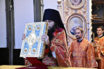 Высокопреосвященнейший схимитрополит Никон (Васин) и Преосвященнейший Евфимий, епископ Усманский, викарий Липецкой епархии, совершили Божественную литургию во Владимирском соборе Задонского Рождество-Богородицкого мужского монастыря