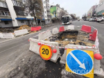 Улицу Советскую перерыли в том же месте, что и год назад