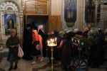 В канун праздника Собора Архистратига Божия Михаила и прочих Небесных Сил бесплотных, Высокопреосвященнейший Арсений, митрополит Липецкий и Задонский, совершил Всенощное бдение в кафедральном соборе Рождества Христова г. Липецка