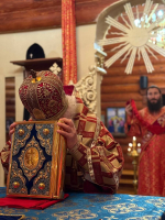 В Неделю 26-ю по Пятидесятнице, день памяти великомученицы Екатерины, Глава митрополии совершил Божественную литургию и чин молебного пения в скитском храме иконы Божией Матери «Скоропослушница» с. Даньшино