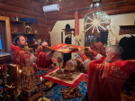 В Неделю 26-ю по Пятидесятнице, день памяти великомученицы Екатерины, Глава митрополии совершил Божественную литургию и чин молебного пения в скитском храме иконы Божией Матери «Скоропослушница» с. Даньшино