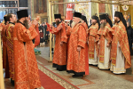 В Неделю 27-ю по Пятидесятнице, Высокопреосвященнейший схимитрополит Никон (Васин) и Преосвященнейший Евфимий, епископ Усманский, викарий Липецкой епархии, совершили Божественную литургию в Задонском Рождество-Богородицком мужском монастыре