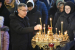 В Неделю 27-ю по Пятидесятнице, Высокопреосвященнейший схимитрополит Никон (Васин) и Преосвященнейший Евфимий, епископ Усманский, викарий Липецкой епархии, совершили Божественную литургию в Задонском Рождество-Богородицком мужском монастыре