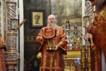 В Неделю 27-ю по Пятидесятнице, Высокопреосвященнейший схимитрополит Никон (Васин) и Преосвященнейший Евфимий, епископ Усманский, викарий Липецкой епархии, совершили Божественную литургию в Задонском Рождество-Богородицком мужском монастыре