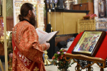 В Неделю 27-ю по Пятидесятнице, Высокопреосвященнейший схимитрополит Никон (Васин) и Преосвященнейший Евфимий, епископ Усманский, викарий Липецкой епархии, совершили Божественную литургию в Задонском Рождество-Богородицком мужском монастыре