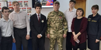 Сотрудник Управления провёл урок мужества для липецких школьников - УФССП Липецкой области