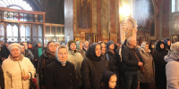 Глава митрополии возглавил Божественную литургию и чин молебного пения в соборе Сретения Владимирской иконы Пресвятой Богородицы Задонского Рождество-Богородицкого мужского монастыря - Липецкая Епархия