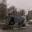 УАЗ с новогодними украшениями перевернулся в Липецке - МОЁ! Липецк