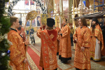 В Неделю 30-ю по Пятидесятнице, Высокопреосвященнейший схимитрополит Никон (Васин) и Преосвященнейший Евфимий, епископ Усманский, викарий Липецкой епархии, совершили Божественную литургию