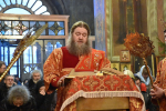 В Неделю 30-ю по Пятидесятнице, Высокопреосвященнейший схимитрополит Никон (Васин) и Преосвященнейший Евфимий, епископ Усманский, викарий Липецкой епархии, совершили Божественную литургию