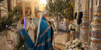 Управляющий епархией совершил Великую вечерню праздника Рождества Христова - Липецкая Епархия