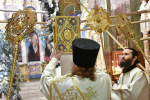 В праздник Обрезания Господня и память святителя Василия Великого, Высокопреосвященнейший схимитрополит Никон (Васин) и Преосвященнейший Евфимий, епископ Усманский, викарий Липецкой епархии совершили Божественную литургию