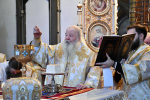 В праздник Обрезания Господня и память святителя Василия Великого, Высокопреосвященнейший схимитрополит Никон (Васин) и Преосвященнейший Евфимий, епископ Усманский, викарий Липецкой епархии совершили Божественную литургию