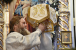 В праздник Обрезания Господня и память святителя Василия Великого, Высокопреосвященнейший схимитрополит Никон (Васин) и Преосвященнейший Евфимий, епископ Усманский, викарий Липецкой епархии совершили Божественную литургию