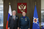 Глава МЧС России Александр Куренков встретился с представителями СМИ