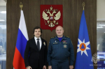 Глава МЧС России Александр Куренков встретился с представителями СМИ
