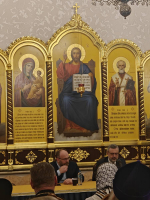 В рамках XXXIV Международных Рождественских образовательных чтений состоялась встреча председателя Синодального отдела по взаимоотношениям Церкви с обществом и СМИ В.Р. Легойды с руководителями профильных епархиальных подразделений
