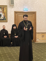 В рамках XXXIV Международных Рождественских образовательных чтений состоялась встреча председателя Синодального отдела по взаимоотношениям Церкви с обществом и СМИ В.Р. Легойды с руководителями профильных епархиальных подразделений
