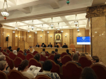 В рамках XXXIV Международных Рождественских образовательных чтений состоялась встреча председателя Синодального отдела по взаимоотношениям Церкви с обществом и СМИ В.Р. Легойды с руководителями профильных епархиальных подразделений