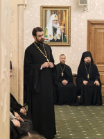 В рамках XXXIV Международных Рождественских образовательных чтений состоялась встреча председателя Синодального отдела по взаимоотношениям Церкви с обществом и СМИ В.Р. Легойды с руководителями профильных епархиальных подразделений