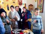 В Прощеное воскресенье на приходе храма свт. Луки исповедника, архиепископа Симферопольского, г. Липецка состоялась чайная трапеза для прихожан