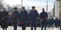 Росгвардейцы приняли участие в митинге в честь Дня защитника Отечества - Росгвардия