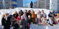 В Прощеное воскресенье в храме преподобного Серафима Саровского г. Липецка прошли масленичные гулянья - Первое Липецкое благочиние