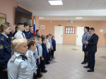 Поздравление кадетов с Международным женским днём