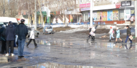 В Липецкой области из-за паводка подтопило участок дороги в Добринском округе - LipetskNews.Ru