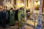 В праздник Входа Господня в Иерусалим, Высокопреосвященнейший Арсений, митрополит Липецкий и Задонский совершил богослужения
