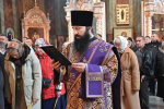 Высокопреосвященнейший схимитрополит Никон (Васин) и Преосвященнейший Евфимий, епископ Усманский, викарий Липецкой епархии, совершили Божественную литургию во Владимирском соборе Задонского Рождество-Богородицкого мужского монастыря