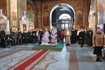 Высокопреосвященнейший схимитрополит Никон (Васин) и Преосвященнейший Евфимий, епископ Усманский, викарий Липецкой епархии, совершили Божественную литургию во Владимирском соборе Задонского Рождество-Богородицкого мужского монастыря
