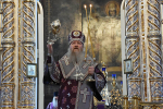 Высокопреосвященнейший схимитрополит Никон (Васин) и Преосвященнейший Евфимий, епископ Усманский, викарий Липецкой епархии, совершили Божественную литургию во Владимирском соборе Задонского Рождество-Богородицкого мужского монастыря