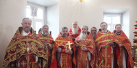 В четверг Светлой седмицы, Высокопреосвященнейший Арсений, митрополит Липецкий и Задонский совершил Божественную литургию и крестный ход в храме Рождества Христова с. Вербилово Липецкого муниципального округа - Липецкая Епархия