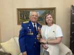 Никто не забыт. Лариса Васильевна Ксенофонтова поздравила ветеранов в преддверии Дня Победы