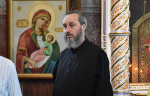 Высокопреосвященнейший схимитрополит Никон (Васин) и Преосвященнейший Евфимий, епископ Усманский, викарий Липецкой епархии, совершили Божественную литургию во Владимирском соборе Задонского Рождество-Богородицкого мужского монастыря