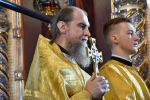 Высокопреосвященнейший схимитрополит Никон (Васин) и Преосвященнейший Евфимий, епископ Усманский, викарий Липецкой епархии, совершили Божественную литургию во Владимирском соборе Задонского Рождество-Богородицкого мужского монастыря