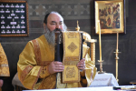 Высокопреосвященнейший схимитрополит Никон (Васин) и Преосвященнейший Евфимий, епископ Усманский, викарий Липецкой епархии, совершили Божественную литургию во Владимирском соборе Задонского Рождество-Богородицкого мужского монастыря