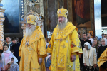 Высокопреосвященнейший схимитрополит Никон (Васин) и Преосвященнейший Евфимий, епископ Усманский, викарий Липецкой епархии, совершили Божественную литургию во Владимирском соборе Задонского Рождество-Богородицкого мужского монастыря